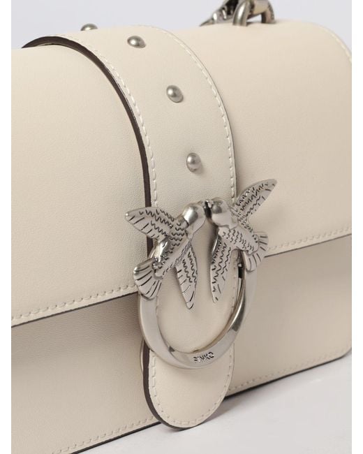 Pinko Natural Love One Mini Leather Bag