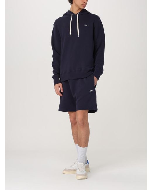 Felpa Basic di Autry in Blue da Uomo