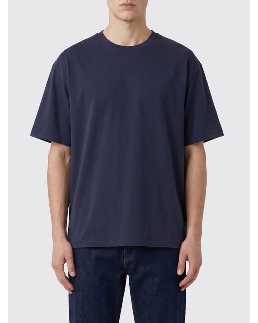 DUNST Blue Basic Cotton T-Shirt for men