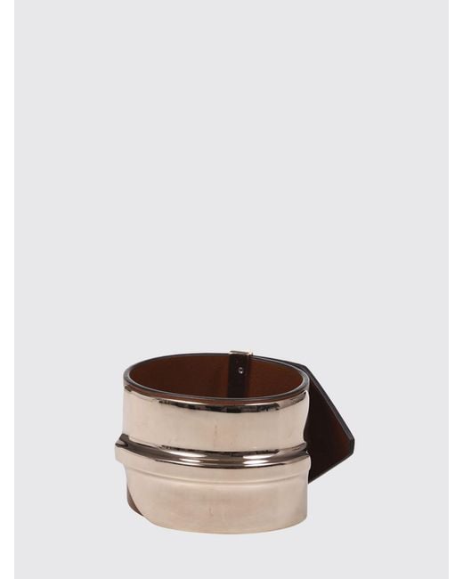 Max Mara Brown Tavola Armband Von Aus Glattem Kalbsleder Mit Steckverschluss