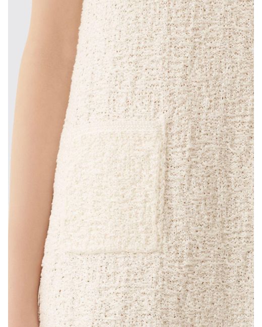 Fabiana Filippi Natural Cotton Blend Dress