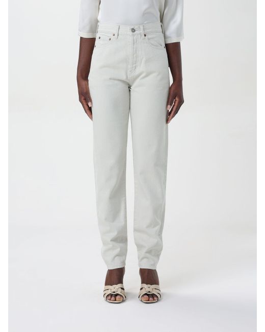 Jeans di Saint Laurent in White
