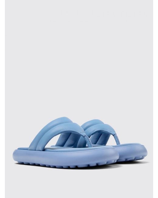 Camper Blue Flat Sandals