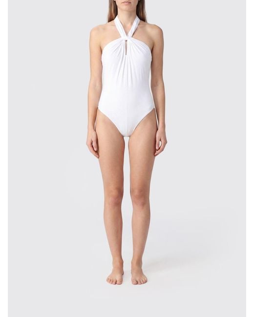 FEDERICA TOSI White Polyamide One Piece Swimsuit