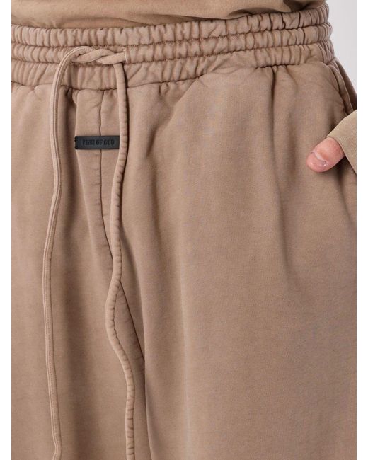 Fear Of God Natural Cotton Jogging Trousers for men