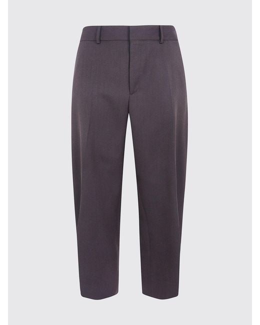 Studio Nicholson Blue Fume Wide-Leg Tailored Trousers for men