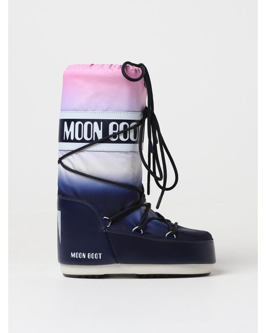 Moon Boot Blue Boots