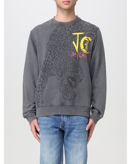Just Cavalli Gray Jumper for men
