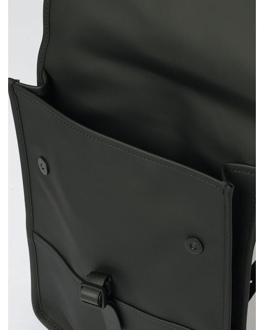 Rains Black Backpack for men