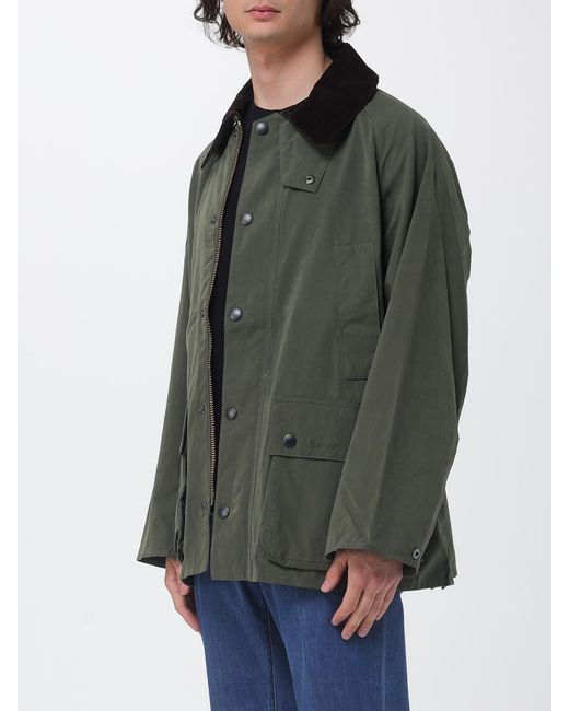Barbour Green Bedale Waxed Cotton Jacket By for men