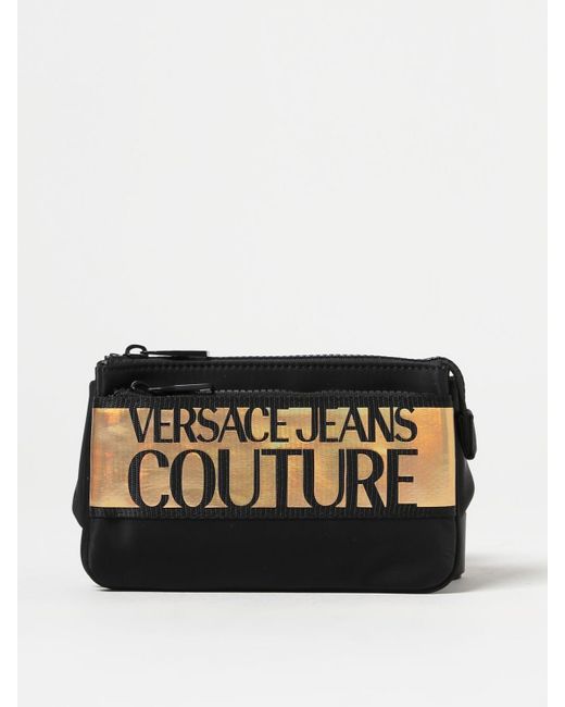 Versace Jeans Black Belt Bag for men