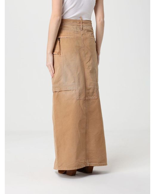DSquared² Natural Denim Skirt