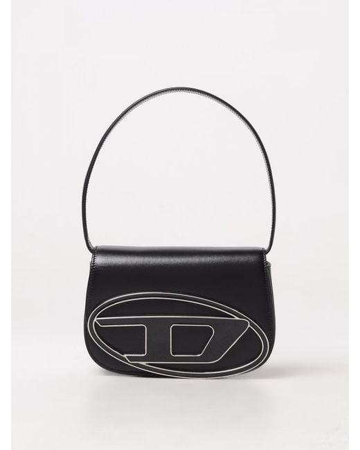 DIESEL Black 1Dr Leather Bag
