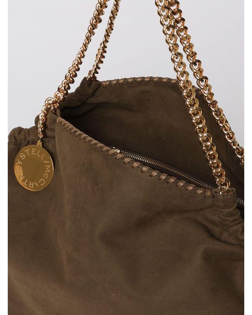 Stella McCartney Brown Falabella Faux Suede Tote Bag