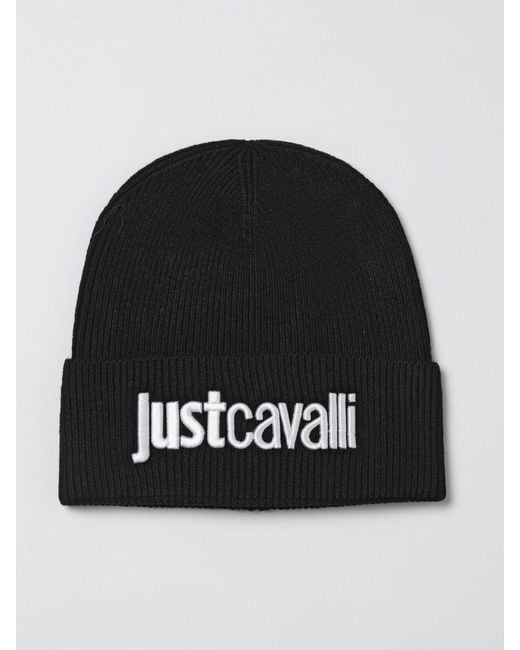 Just Cavalli Black Hat for men