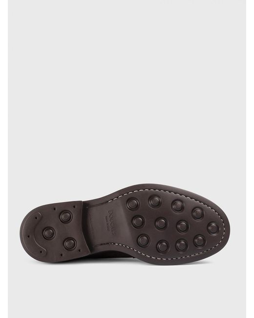 Doucal's Brown Suede Derby Shoes for men