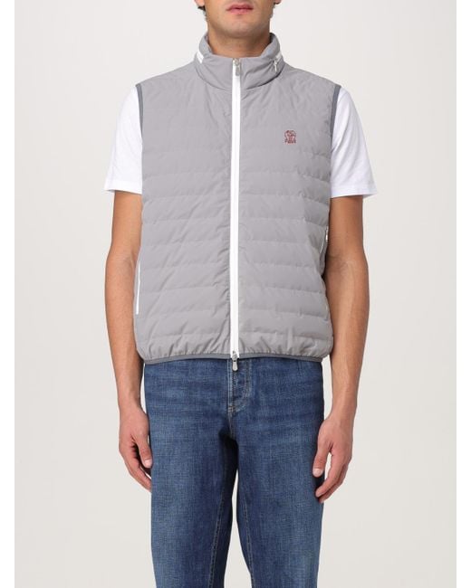 Brunello Cucinelli Mantel Herren in Blue für Herren