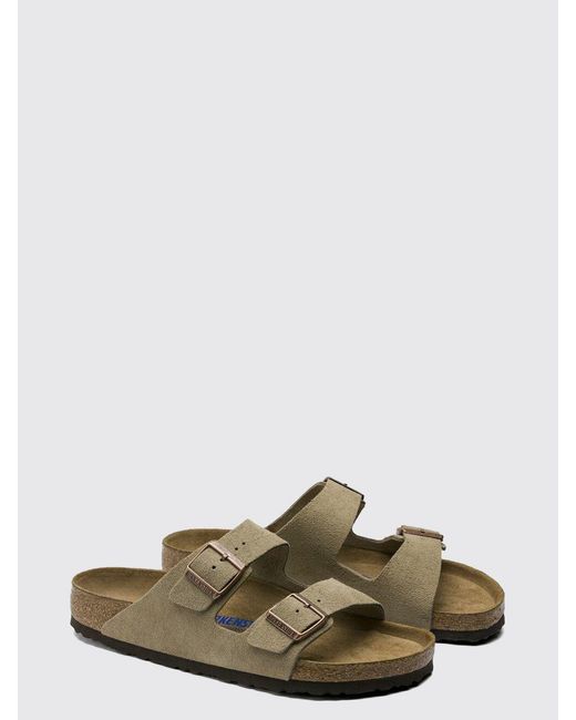 Birkenstock Green Arizona Suede Sandals