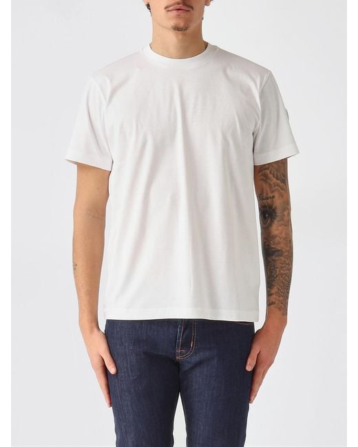 Colmar White Basic Cotton T-Shirt for men
