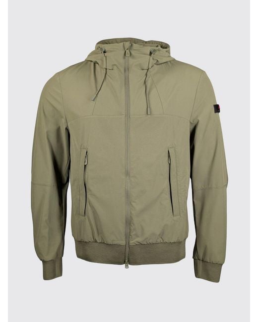 Peuterey Green Uyapo Nylon Hooded Jacket for men