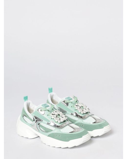 Roger Vivier Green Viv' On The Run Sneakers