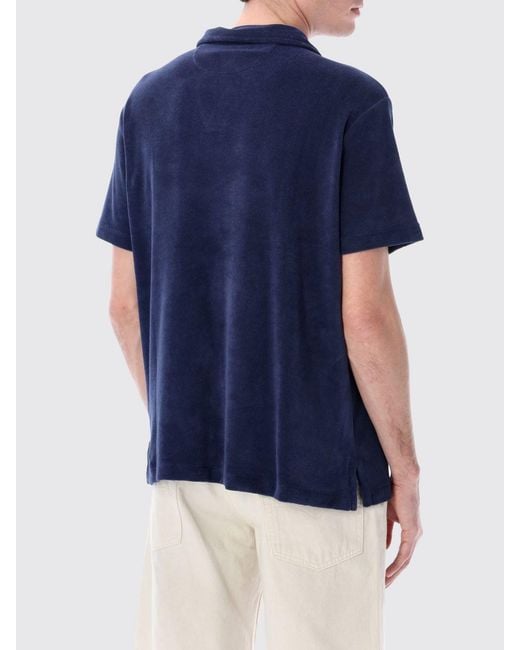 Polo Ralph Lauren Blue Cotton Blend Polo Shirt for men