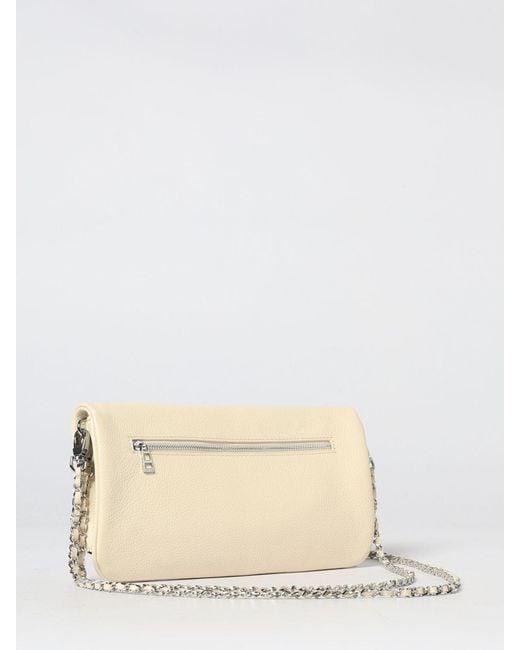 Zadig & Voltaire Natural Zadig &Amp Voltaire Rock Grained Leather Pouch By