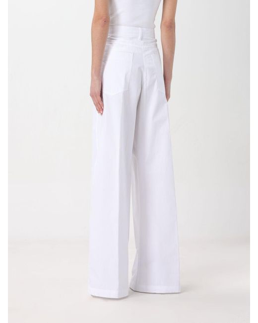 Pantalone in cotone di Sportmax in White