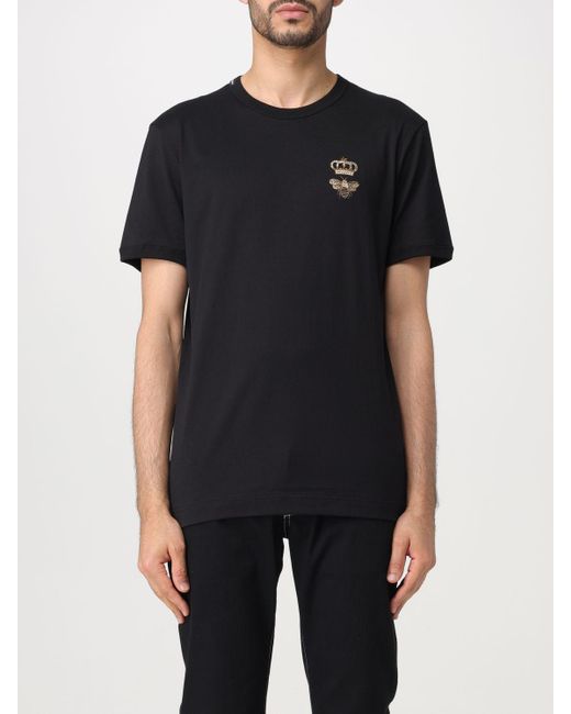 Dolce & Gabbana T-shirt in Black for Men | Lyst UK