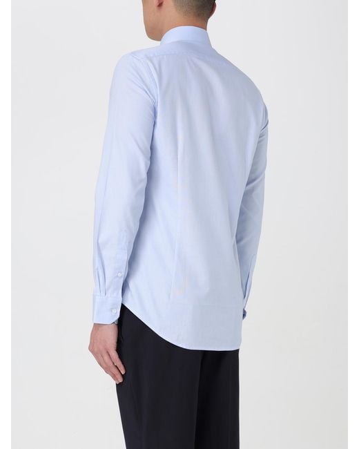 Michael Kors Blue Slim Fit Dress Shirt for men