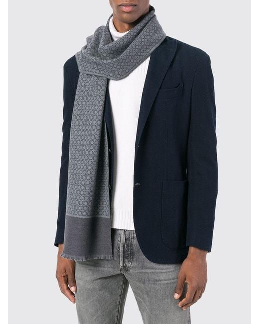 Sciarpa di Ferragamo in Gray da Uomo