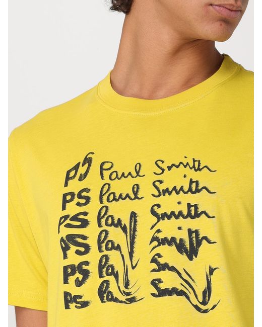 Paul Smith Yellow T-shirt for men