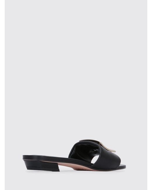 Roger Vivier White Leather Mules