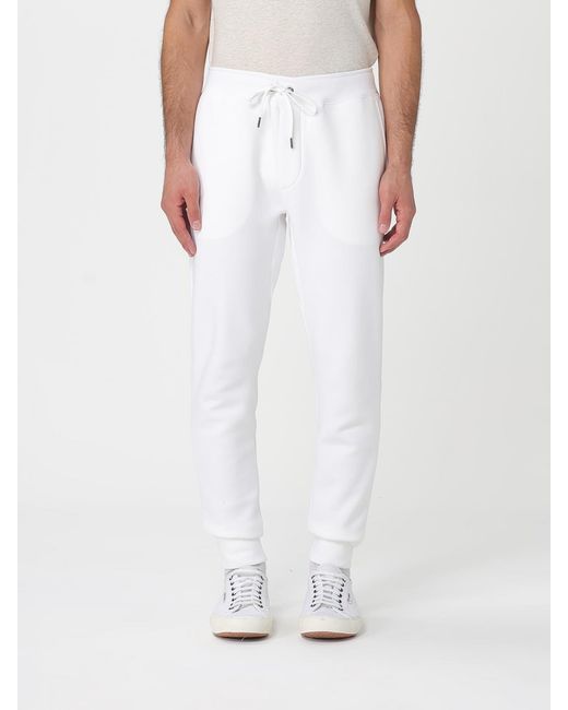 Polo Ralph Lauren White Cotton Trousers for men