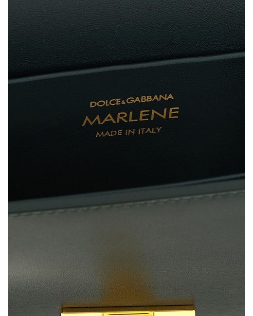 Dolce & Gabbana Gray Dolce &Amp Gabbana Marlene Leather Bag