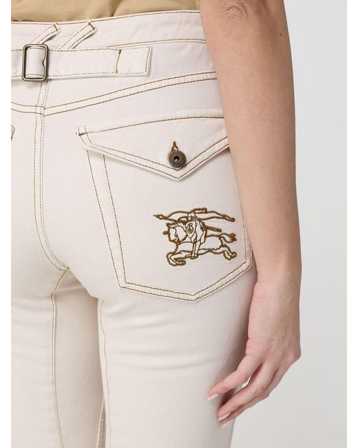 Burberry Natural Stretch Denim Straight Jeans