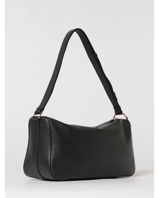 Gucci Black Half Horsebit Grained Leather Bag