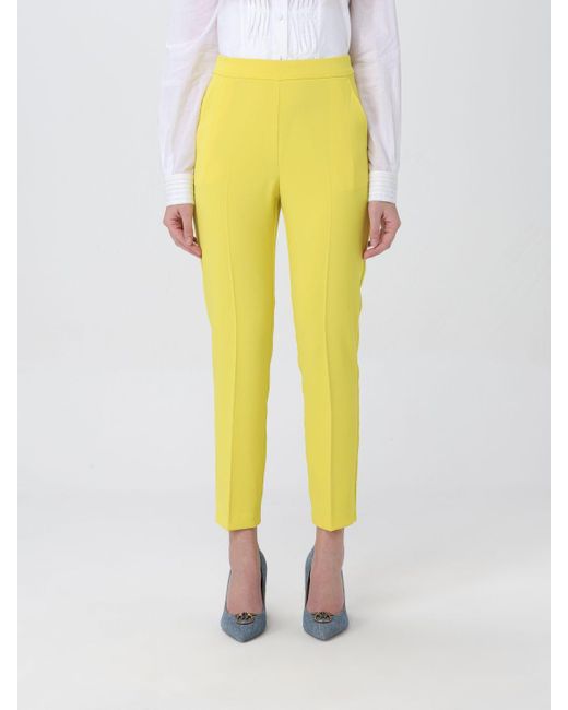 Pantalón Pinko de color Yellow