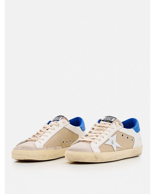 Golden Goose Deluxe Brand Blue Sneakers for men