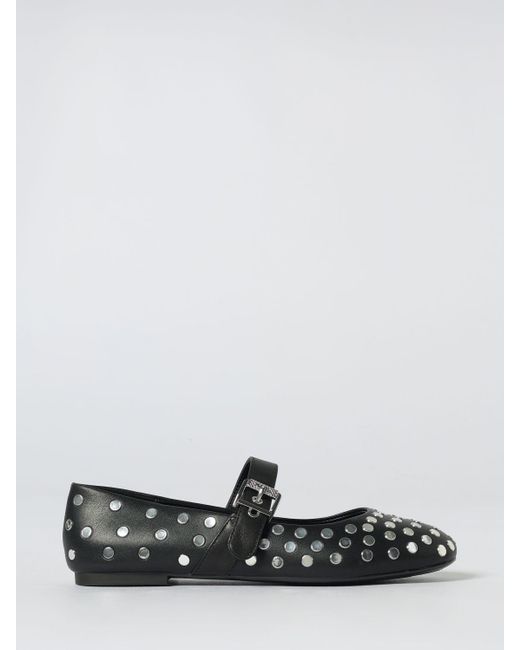 Karl Lagerfeld White Ballet Flat