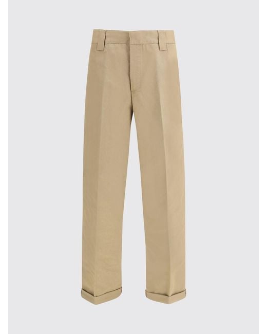 Golden Goose Deluxe Brand Natural Cotton Tailored Trousers for men