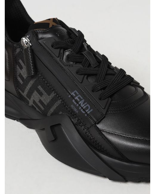 Fendi trainers black best sale