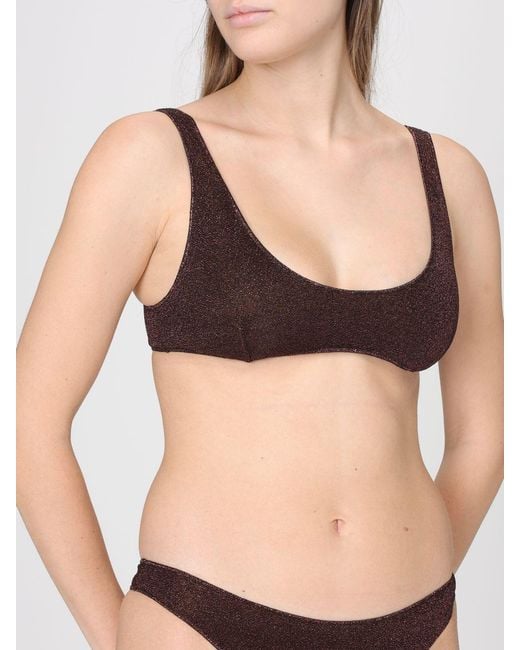 Oseree Natural Lurex Swimsuit