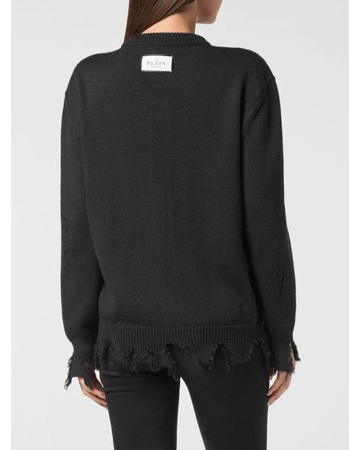 Philipp Plein Black Sweater