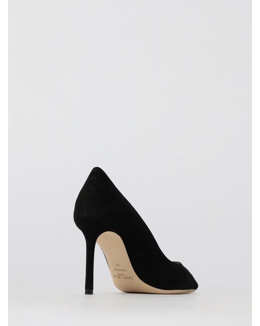 Jimmy Choo Black Romy Suede Pumps