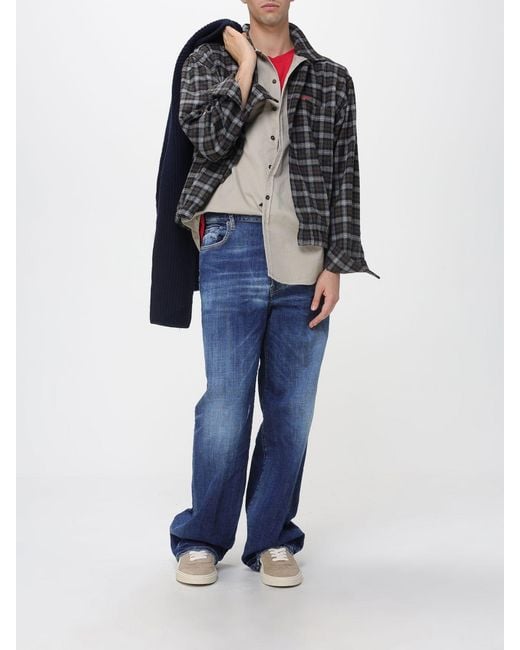 DSquared² Blue Distressed Jeans for men