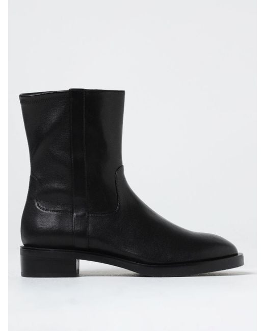 Stuart Weitzman Sadie Leather Ankle Boots in Black Lyst UK