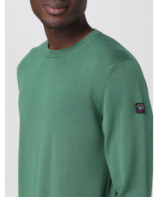 Paul & Shark Green Sweater for men