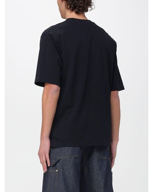 DSquared² Black Cotton T-Shirt With Logo for men