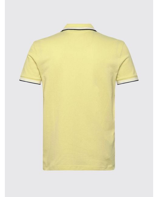 Boss Yellow Basic Cotton Polo Shirt for men
